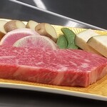 八王子 ステーキ 鉄板焼 いわ倉亭 - 特選神戸牛サーロインと焼き野菜