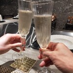 八王子 ステーキ 鉄板焼 いわ倉亭 - 乾杯！！