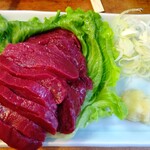 もつ焼 まるい - 馬刺し