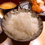 Tonkatsu Kagurazaka Sakura - ⚫ご飯