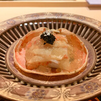 鮨 三國 - ズワイガニ甲羅盛り