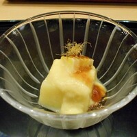 和食堂 山里 ホテルオークラ福岡 - とうもろこしのお豆腐