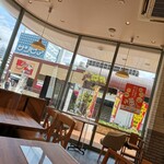 ミスタードーナツ - 店内からの眺めはサンピア(≧ε≦*) 笑