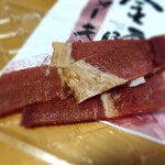 高源精麦 - 白金豚ジャーキーは繊維に沿ってちぎれます