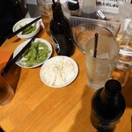 Tachinomi Izakaya Doramukan - このあとの勝負のことでアタマがいっぱいで適当に撮られた写真