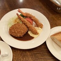 グリル満天星 麻布十番 新宿店 - フライコンビランチ　1.320円