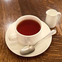 グリル満天星 麻布十番 新宿店 - 〆はホットミルクティー