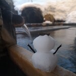 河鹿荘 - 雪見風呂です