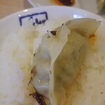 らーめん堂 仙台っ子 - 餃子 オン ザ ライス♯たまりません(*≧∀≦*)(笑)