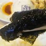 らーめん堂 仙台っ子 - 海苔はご飯をマキマキ♯