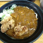 ふじ - カレーそばにから揚げ