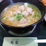 讃岐うどん 菊家 - 鴨だんごうどん　８８０円（税込）