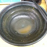 ふじ - 汁も完食