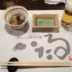 いたる - お通しのばい貝