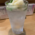 すし花一寿美 - ガリチューハイ