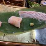 すし花一寿美 - マツカワガレイとキントキダイ 