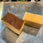 すし花一寿美 - 玉子のカステラとプリン