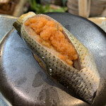 すし花一寿美 - 小肌と海老のおぼろ