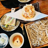 紗羅餐 本店 - かき揚げセット＋山葵①