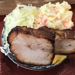 Yoshimuraya - あぶり焼豚・千切キャベツ・手造りポテトサラダ
