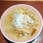 中華そば えもと - ゴロゴロ背脂煮干し中華そば