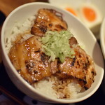 喜多方ラーメン坂内 - 炙り焼豚ご飯セット（１，０２０円）２０２２年６月