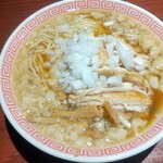 中華そば えもと - ゴロゴロ背脂煮干し中華そば