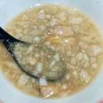 中華そば えもと - 背脂だらけ