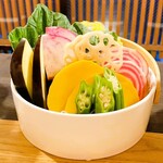 Hinabemitayakuzen Natume - 〈薬膳鍋コース〉野菜盛り合わせ