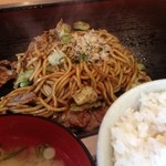 Okonomiyaki Chiyo - ランチの焼そば定食