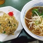 唐獅子 - 久しぶり。侠気のラーメン·チャーハン500円(^_^)v