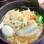 平九郎R - 学生ラーメン＋味玉