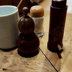 とらや - 七味、塩、山椒。