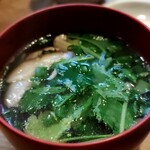 とらや - 鳥スープ。