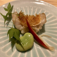 すし寿 - 真鯛の松笠焼き