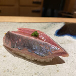 鮨 さいとう - ドンチッチアジ。ドンチッチョはイタリアン