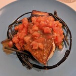 シェ・トト - 天然真鯛のグリエ〜フレッシュトマトのソース