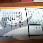 豚骨 ユニバーシティ 濃厚学部 - メニュー（裏）