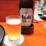 tempuratokorokyourinsen - アサヒ瓶ビール