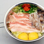 9th Shogun Ieshige with pork and squid