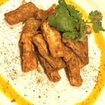 ガラムマサラ - これ、牛蒡。ビールが進みますね。うまっ