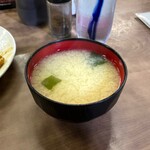 長谷川ドライブイン - 味噌汁