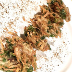 ガラムマサラ - 生姜のかき揚げみたいなの。つまみに最高