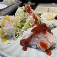日本料理 三喜屋 - はもちり 梅肉•酢味噌•塩胡椒