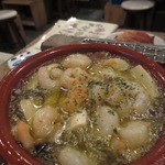 かき小屋 - 海老とエリンギのアヒージョ