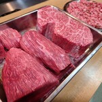 Washu Meshi Kuriya - 尾崎牛、ヒレ肉やサーロインもご用意できます。