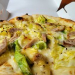 畑のキッチン - 春キャベツとみやじ豚ソーセージのPizza