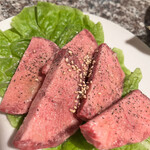 炭火焼肉ターザン - 短冊厚切りタン