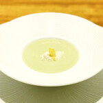 Wain Karukosu - 京都産枝豆の冷製スープ