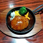 とんかつ六角箸 - Aランチ　鉄板ハンバーグ
